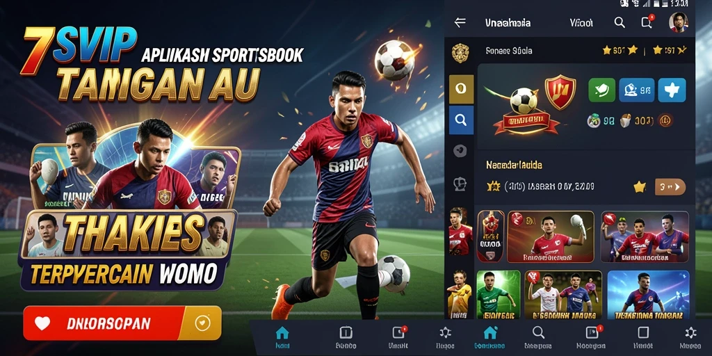 Tampilan layar utama 7SVIP saat melakukan taruhan olahraga.