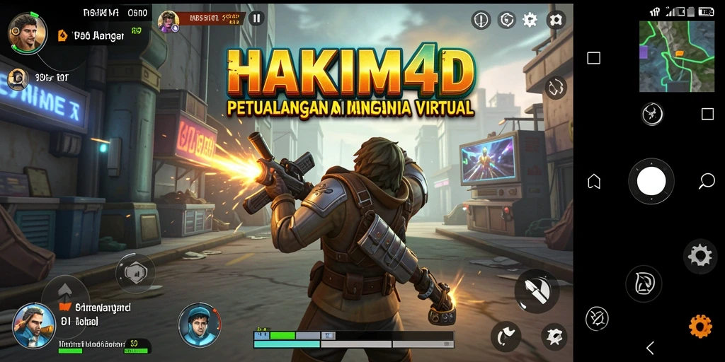 Tampilan gameplay seru HAKIM4D yang menantang di alam petualangan.