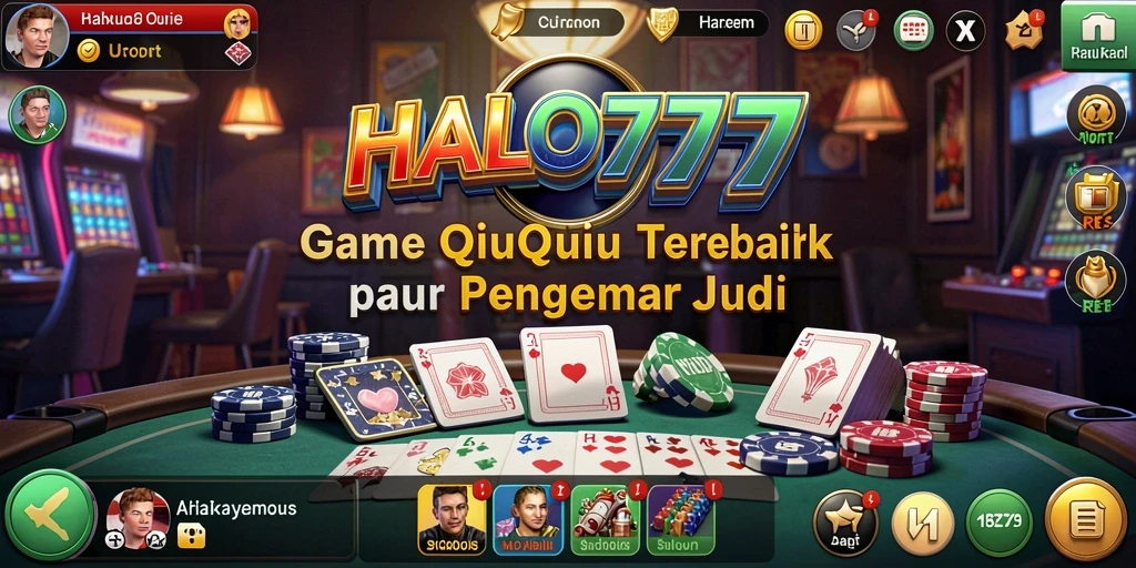 Tampilan menarik dari gameplay QiuQiu HALO777.