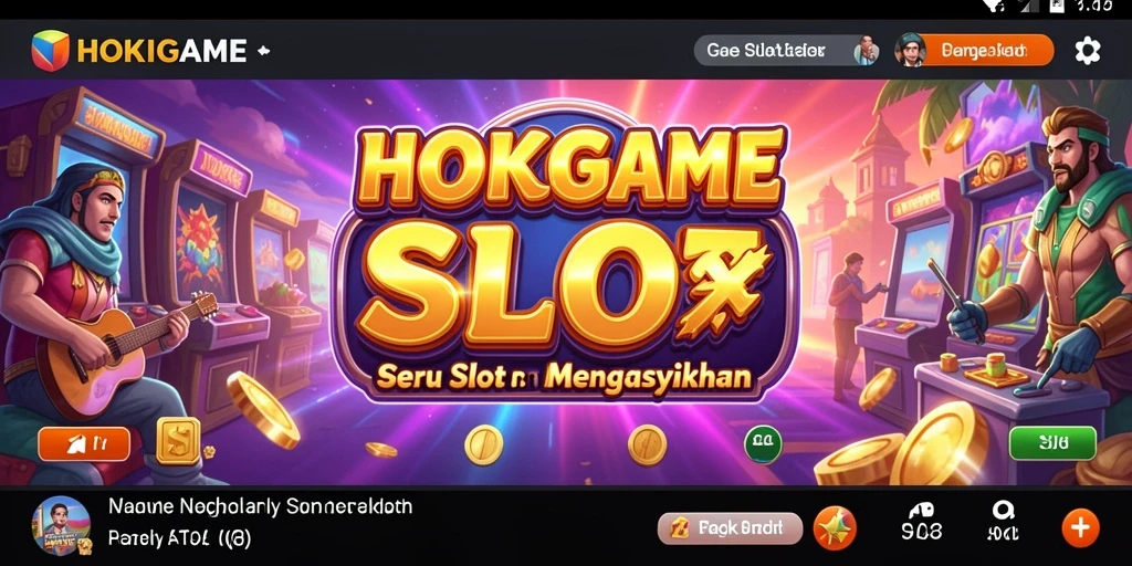 Tampilan gameplay Slot HOKIGAME yang seru dan menegangkan.