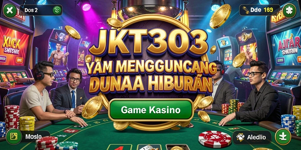 Tampilan gameplay JKT303 yang menakjubkan dengan grafis kasino.