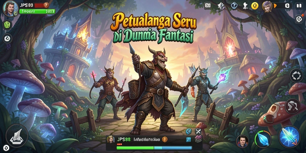 Screenshot gameplay JPS88 menunjukkan petualangan yang mendebarkan.