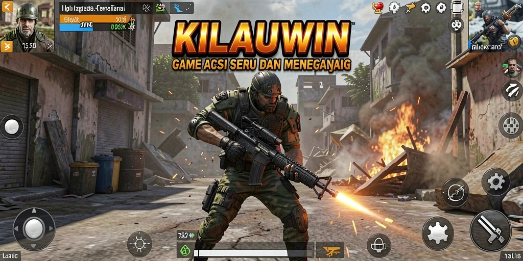 Tampilan gameplay KILAUWIN yang penuh aksi dan menegangkan.