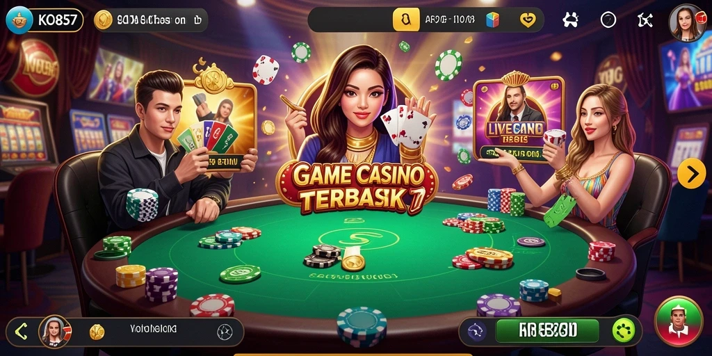 Tampilan gameplay Live Casino yang menarik di KO857.