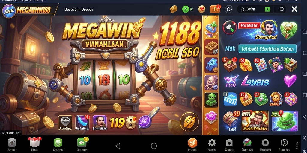 Tampilan gameplay menarik dari MEGAWIN188 dengan interaksi dinamis.
