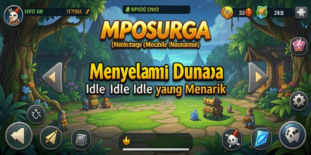 Tampilan screenshot MPOSURGA dengan gameplay Idle yang menarik.