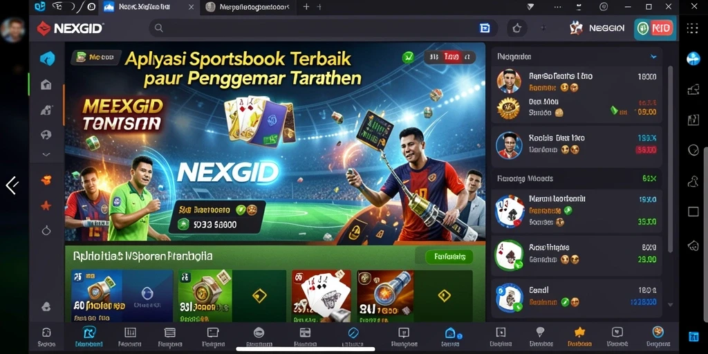 Screenshot gameplay <strong>NEXGID</strong> dengan tampilan taruhan langsung.