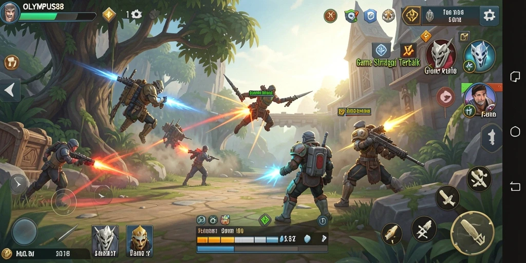 Screenshot gameplay OLYMPUS88 menampilkan aksi strategi yang mendebarkan.
