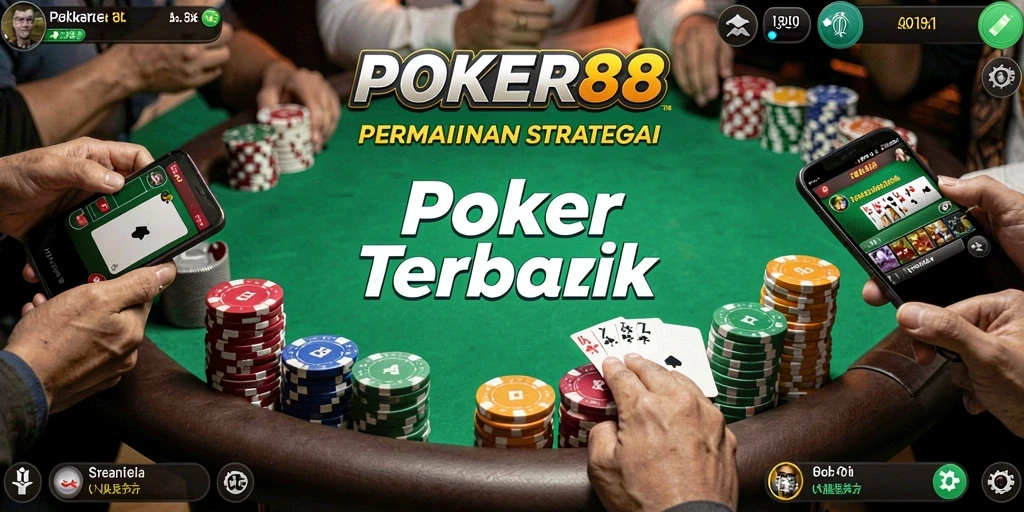 Tampilan menarik dari gameplay POKER88 yang penuh strategi.