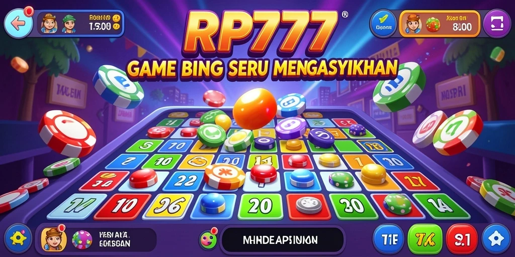 Tangkapan layar gameplay Bingo RP777 yang menarik.