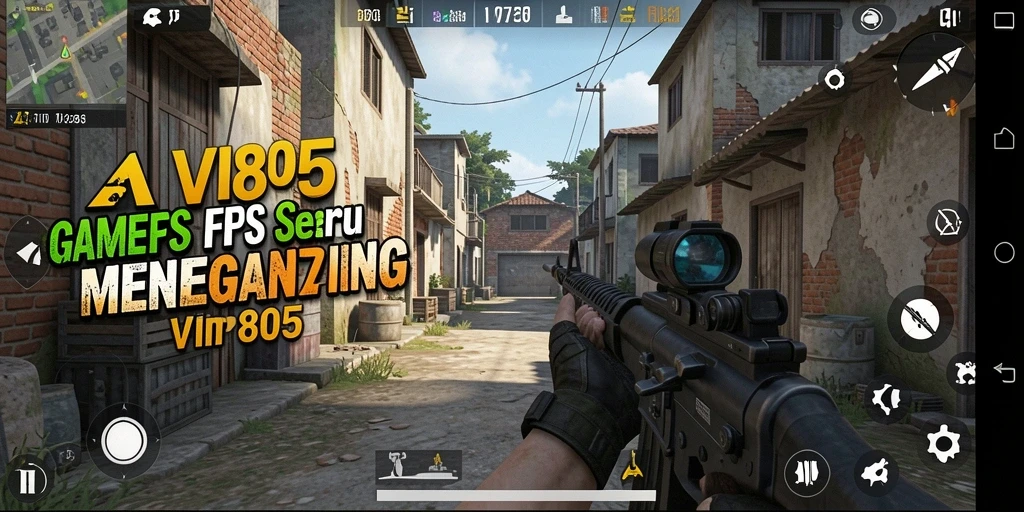 Tampilan gameplay VIP805 dengan aksi tembak-menembak yang seru.